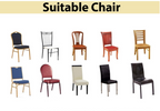 Gray patterned Chair Cover