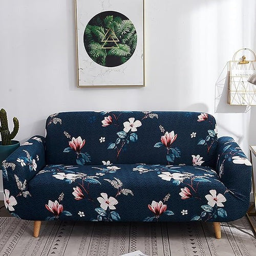 Sofa cover blue