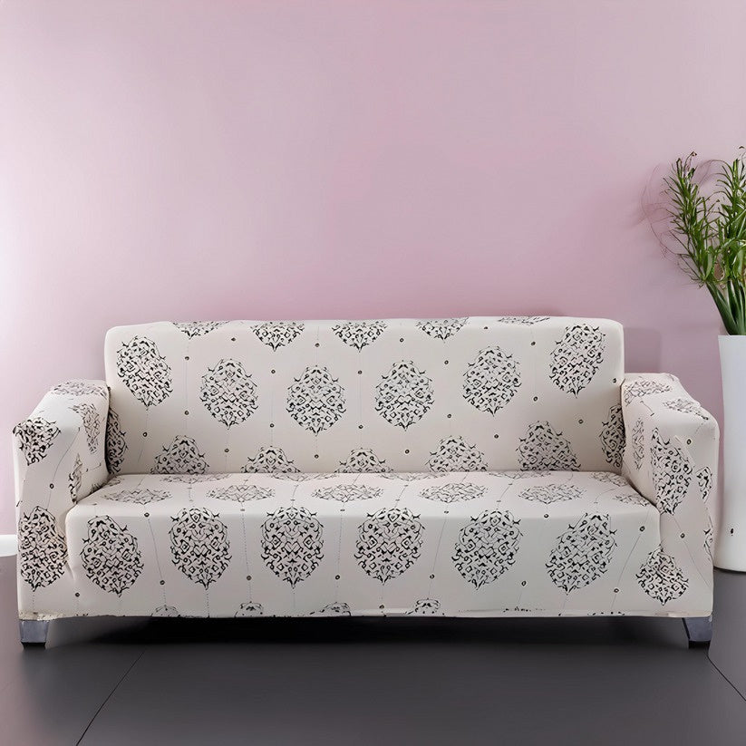 White Colored sofa cover