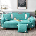 Bluish royal sofa cover