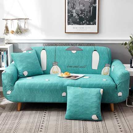 Bluish royal sofa cover