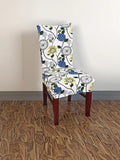 White colored Patterned Chair 4